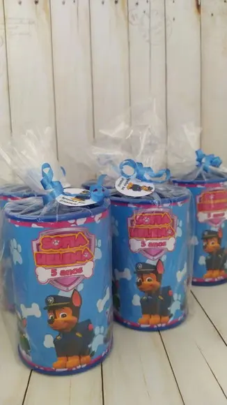 Cofrinho Patrulha Canina Embalado Lembrancinha