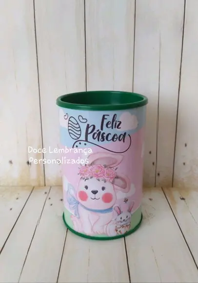 Cofrinho Personalizado Páscoa Embalados