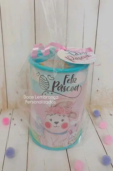 Cofrinho Personalizado Páscoa Embalados