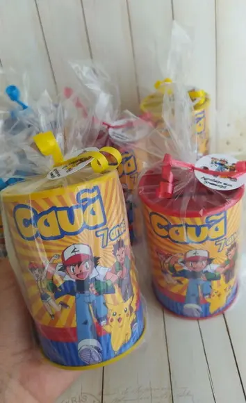 Cofrinho Pokémon Personalizado Embalado