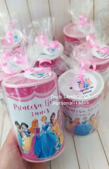 Cofrinho Princesas Personalizado Embalados