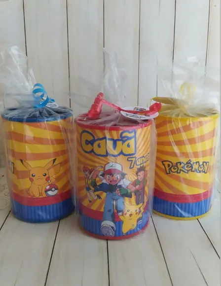 Cofrinho Pokémon Personalizado Embalado