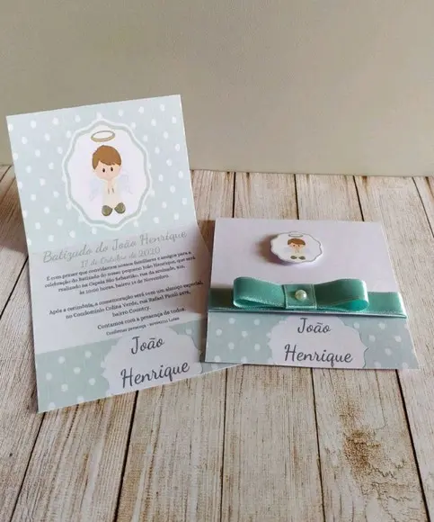 Convite Batizado Personalizado