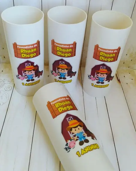 Copo long drink Fazendinha