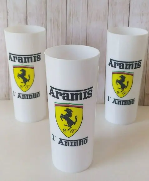 Copo Long drink Ferrari personalizado