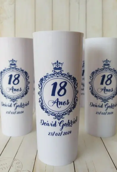 Copo Long Drink Lembrancinha 18 Anos
