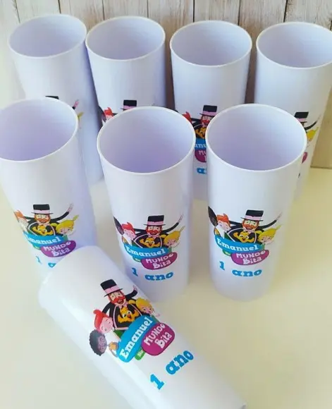 Copo Long drink Mundo Bita personalizado