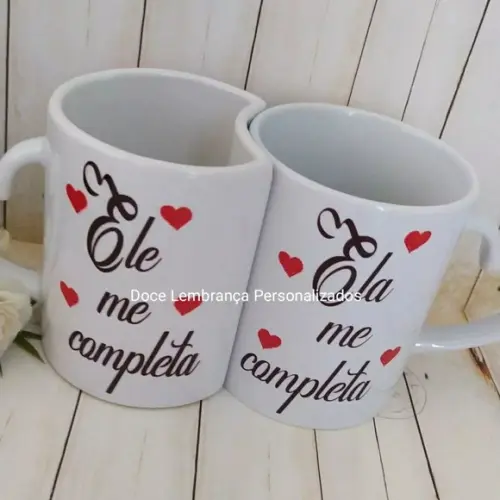 Duo Caneca Encaixe Dia dos Namorados