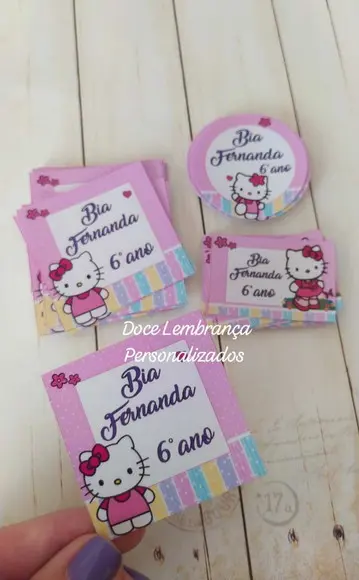 Etiqueta Escolar Personalizada Hello Kit