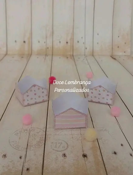 Forminhas para Docinhos Florzinha Rosa Festa Afetiva decoração mesa