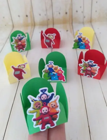 Forminhas Personalizadas para Docinhos Teletubbies aniversário