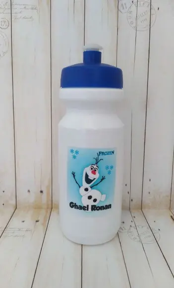 Garrafa Squeeze Escolar Olaf Frozen