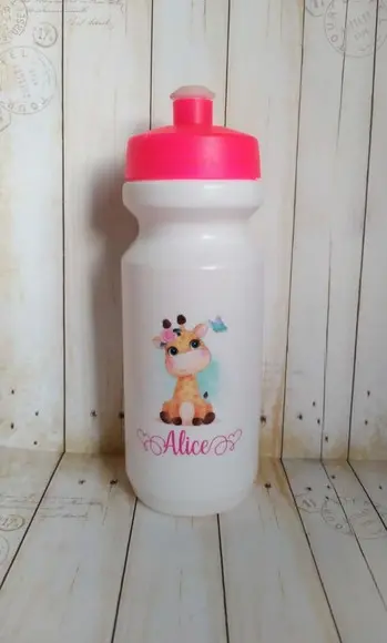 Garrafa Squeeze Escolar Safari Baby Menina