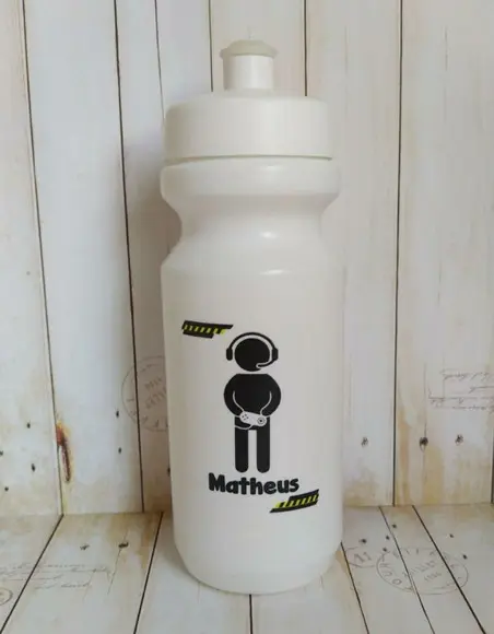 Garrafa Squeeze Escolar Vídeo Game/gamer