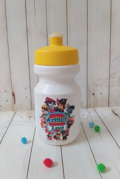 Garrafa Squeeze Lembrancinha Patrulha Canina