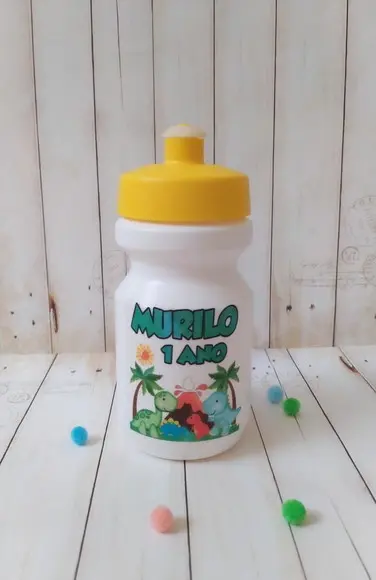 Garrafa Squeeze Lembrancinha Dino Baby