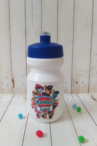 Garrafa Squeeze Lembrancinha Patrulha Canina
