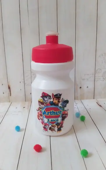 Garrafa Squeeze Lembrancinha Patrulha Canina