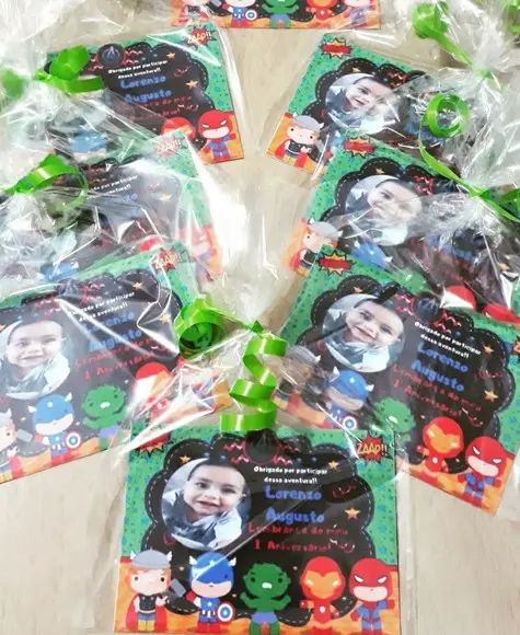 Imã Geladeira com Foto Vingadores Baby Super Heróis