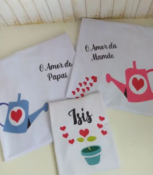Kit Camisetas Família Regador/ Aniversário