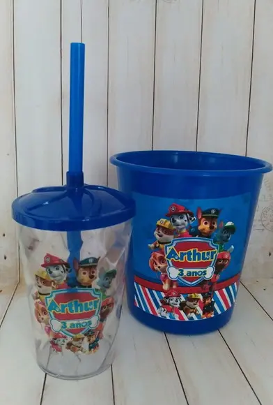 Kit Cineminha Personalizado Patrulha Canina