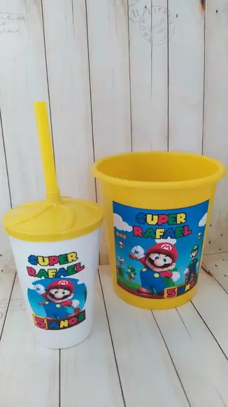 Kit Cineminha Personalizado Super Mario