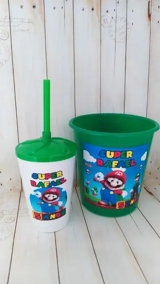 Kit Cineminha Personalizado Super Mario