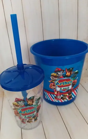 Kit Cineminha Personalizado Patrulha Canina