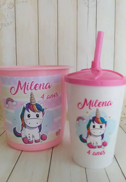 Kit Cineminha Unicórnio Baby Personalizado