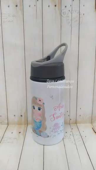 Kit Escolar Personalizado Sereia Aquarela