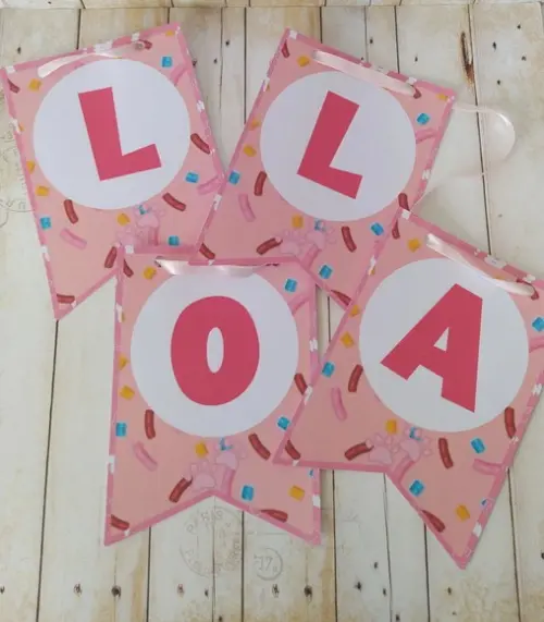 Kit Festa Aniversário Bandeirola e Chapéu Personalizados