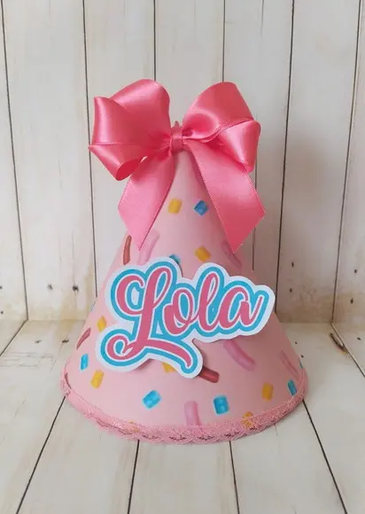 Kit Festa Aniversário Pet com 2 Chapeuzinhos Personalizados
