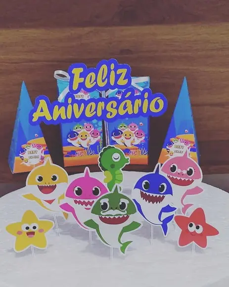 Kit Festa Baby Shark Personalizado