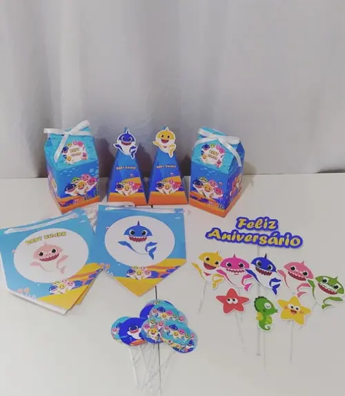 Kit Festa Baby Shark Personalizado
