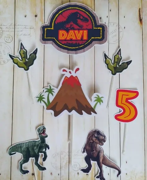 Kit Festa Dinossauro Jurassic Park Aniversário Infantil