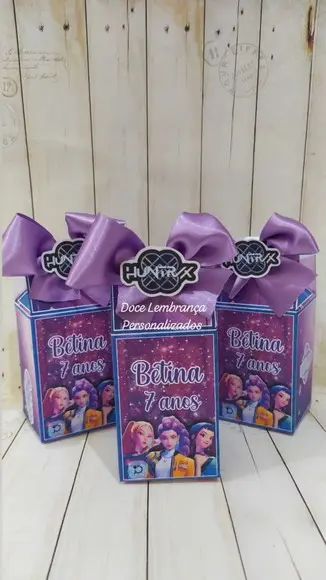 Kit Festa Guerreiras do Kpop Huntrix Aniversário