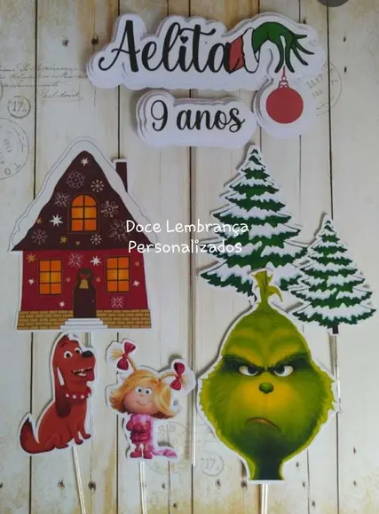 Kit Festa Grinch Aniversário Decoração Natal