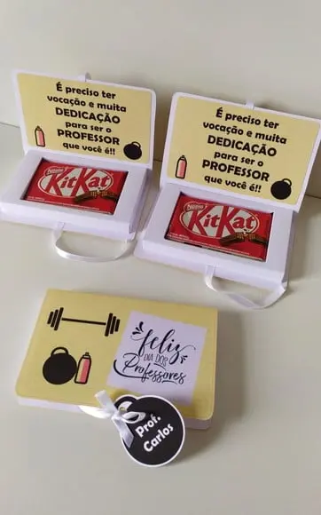 Kit Kat Personalizado Personal Trainer/dia Dos Professores