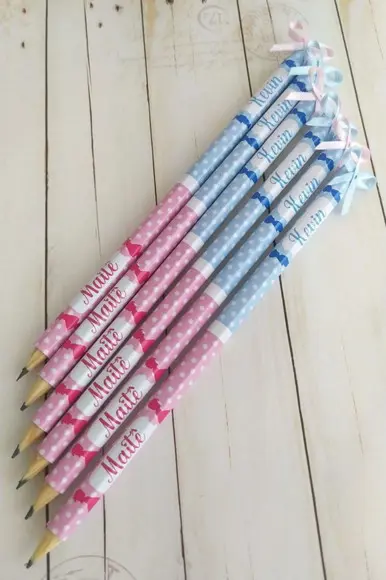 Lápis Personalizado Chá Revelação