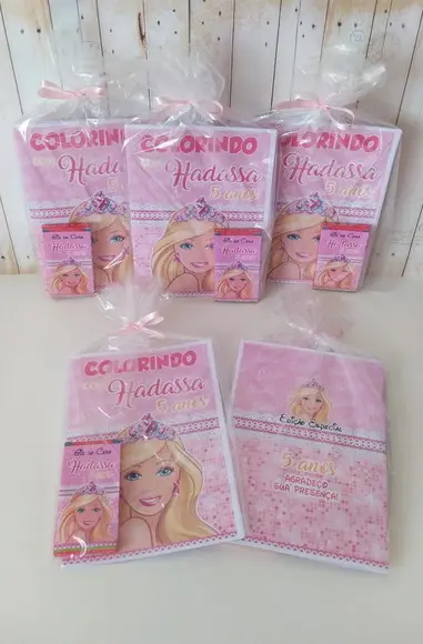 Livrinho de Colorir Barbie Lembrancinha