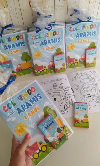 Livrinho de Colorir Caminhão/carrinho