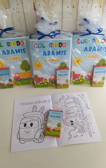 Livrinho de Colorir Caminhão/carrinho