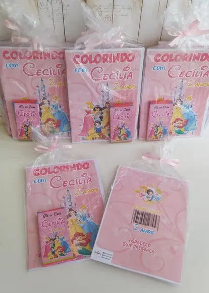 Livrinho de Colorir Princesas Lembrancinhas