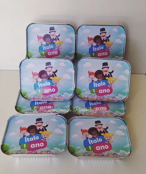 Marmitinha Mundo Bita Kit Lanche Festa na Escola Aniversário