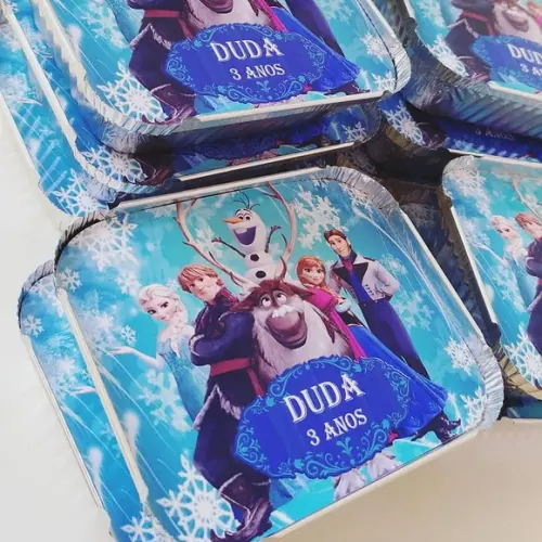 Marmitinha Frozen Elza Kit Lanche Festa na Escola