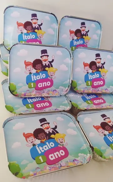 Marmitinha Mundo Bita Kit Lanche Festa na Escola Aniversário