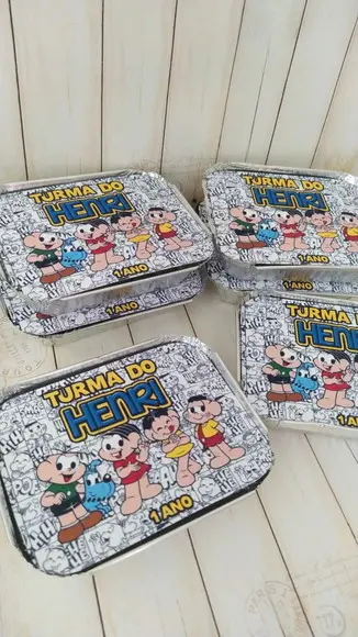 Marmitinha Turma da Mônica Kit Lanche Festa na Escola