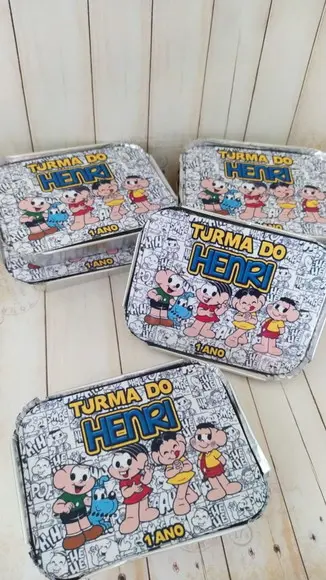 Marmitinha Turma da Mônica Kit Lanche Festa na Escola