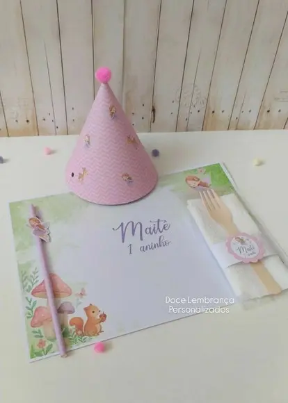 Mesa Posta Kids Bosque Encantado Fadinha