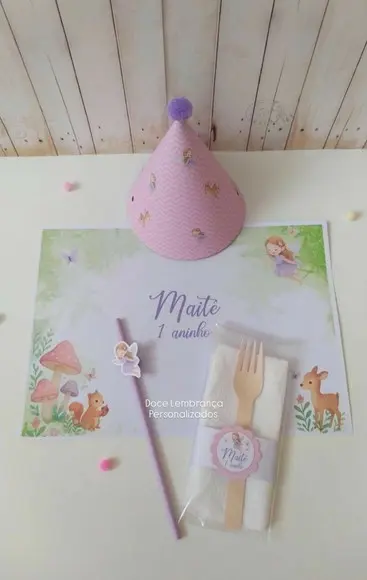 Mesa Posta Kids Bosque Encantado Fadinha